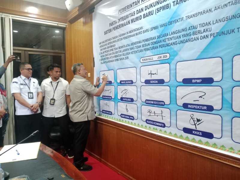 Pemkab Rohul Tegaskan SPMB 2026/2027 Transparan, Gratis, dan Bebas Titipan