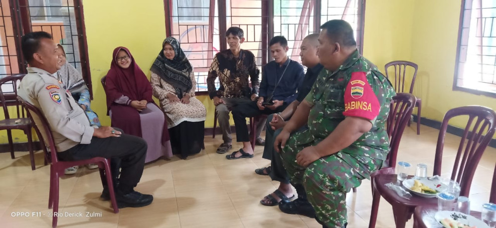 Bhabinkamtibmas Desa Danau Tiga Himbau Kamtibmas Menjelang Pemilukada Tahun 2024