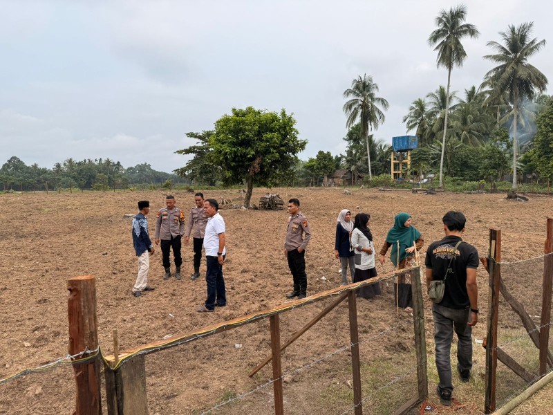 Polsek Cerenti Bergerak Dukung Asta Cita Presiden, Desa Sikakak Siap Jadi Lahan Ketahanan Pangan Jagung Pipil