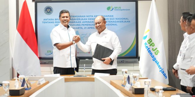 Dukung Program Pemerintah, BPJS Ketenagakerjaan dan BGN Jalin Kerjasama Lindungi Pekerja di Ekosistem MBG