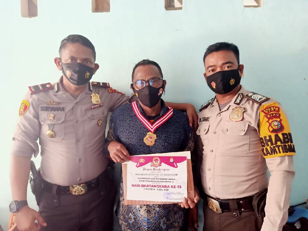 MPA Kuala Gasib Siak Raih Penghargaan dari Kapolda Riau