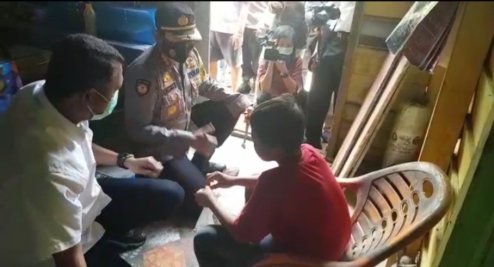 Kapolresta Tinjau Lokasi Kebakaran Rumah yang Menyebabkan Balita 3,5 Tahun Meninggal Dunia 