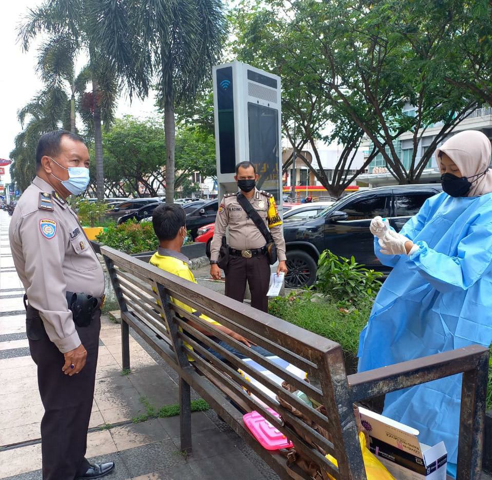 Putus Mata Rantai Penyebaran Covid-19, Polsek Pekanbaru Kota Gencarkan Giat 3T