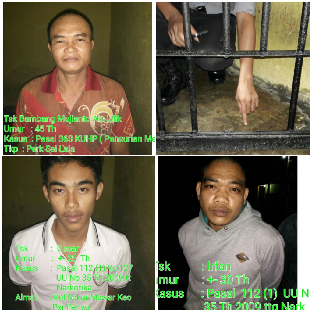 Potong Terali Besi, Tiga Tahanan Polsek Pasir Penyu Melarikan Diri