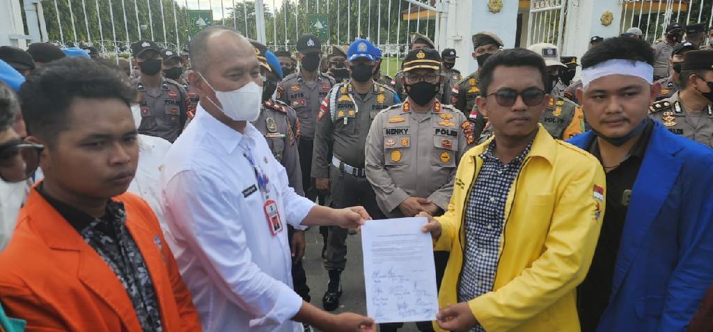 Aksi Damai Mahasiswa, Kadisperindag Riau Janji Antisipasi Kelangkaan Minyak Goreng