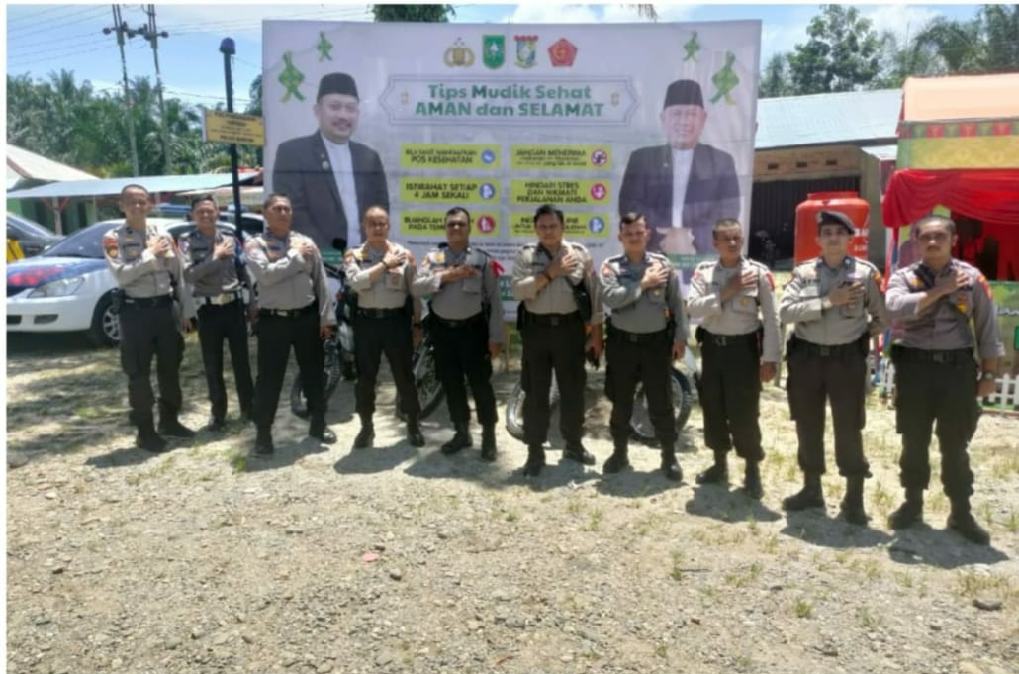 Sat Samapta Polres Kampar Laksanakan Patroli dan Turlalin serta Sampaikan Imbauan