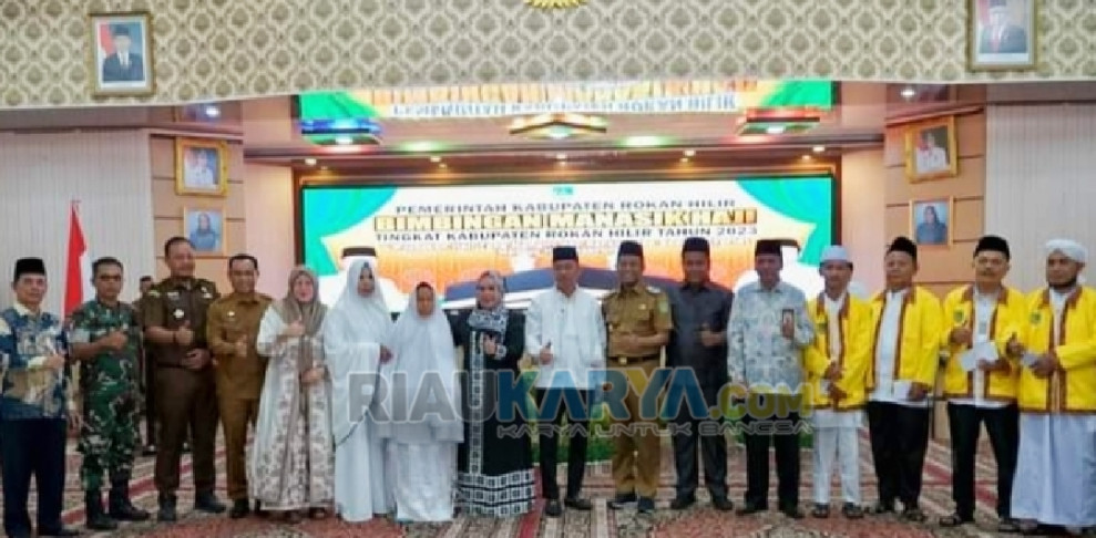 Anggota DPRD Rohil Hermawan Hadiri Pembukaan Bimbingan Manasik Haji