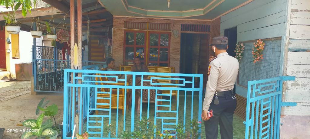 Pola Door to Door,  Polres Rohil Dukung Penuh Vaksinasi Warga Lansia