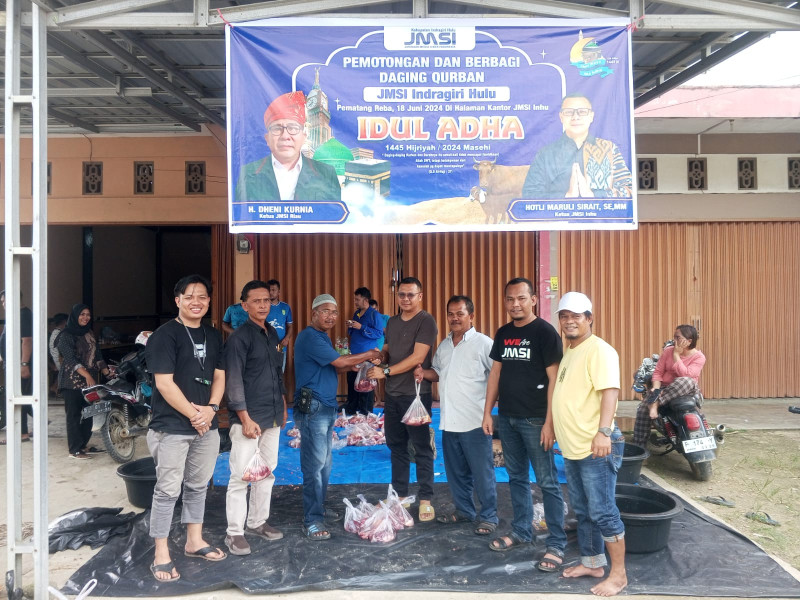 JMSI Inhu Sembelih Satu Sapi Qurban 2024, Ini Harapannya