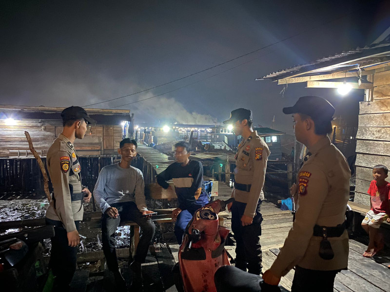 Polsek Kateman Tingkatkan Patroli Jam Rawan Pasca Pilkada Serentak 2024 untuk Antisipasi Gangguan Keamanan