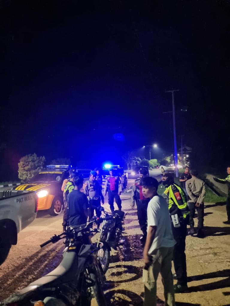 Kapolres Kuansing Pimpin Langsung Giat KRYD Untuk Antisipasi Gangguan Kamtibmas