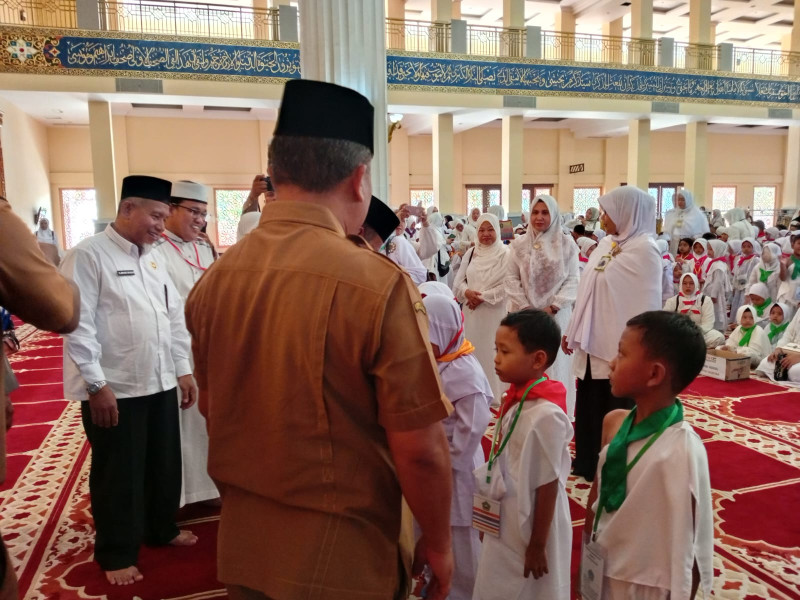 Ribuan Murid RA Ikuti Praktik Manasik Haji untuk Menguatkan Ukhuwah Islamiyah
