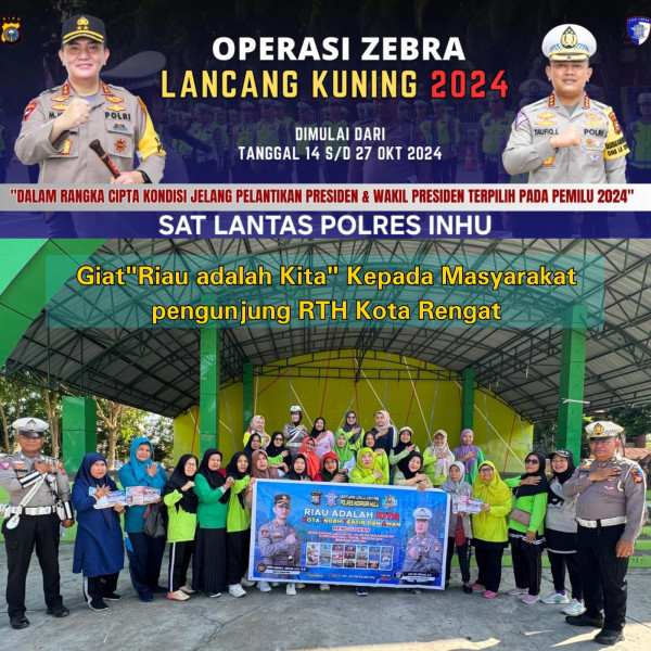 Hari Ini, Satlantas Polres Inhu Sosialisasikan Progam Riau Adalah Kita di Dua Kecamatan