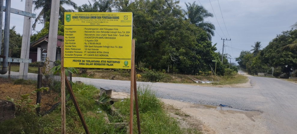 Alhamdulillah! Jalan di Desa Tanah Datar Akan Diaspal, Kucuran DBH Sawit