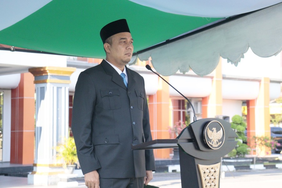 Bupati Inhu Pimpin Upacara Hari Lahir Pancasila dan Hari Lingkungan Hidup Sedunia 2026