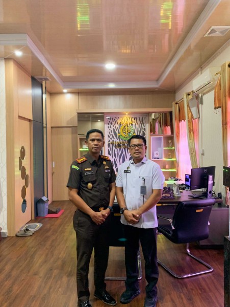 Pererat Sinergitas, Kalapas Bagansiapiapi Silaturahmi dengan Kajari Rokan Hilir