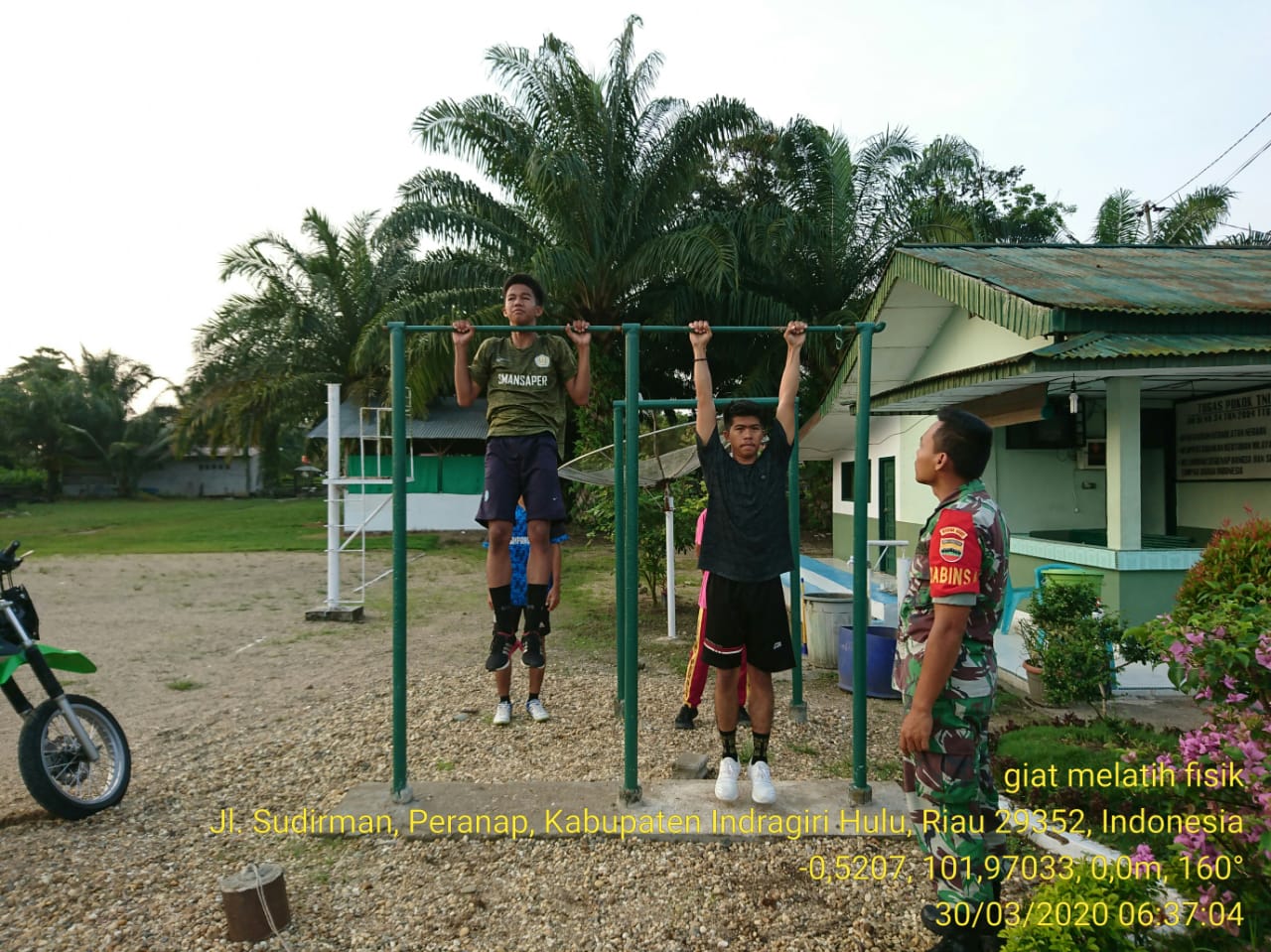 Gelar Latihan Fisik Kopda Dian Susandi Dorong Remaja Minat Olahraga
