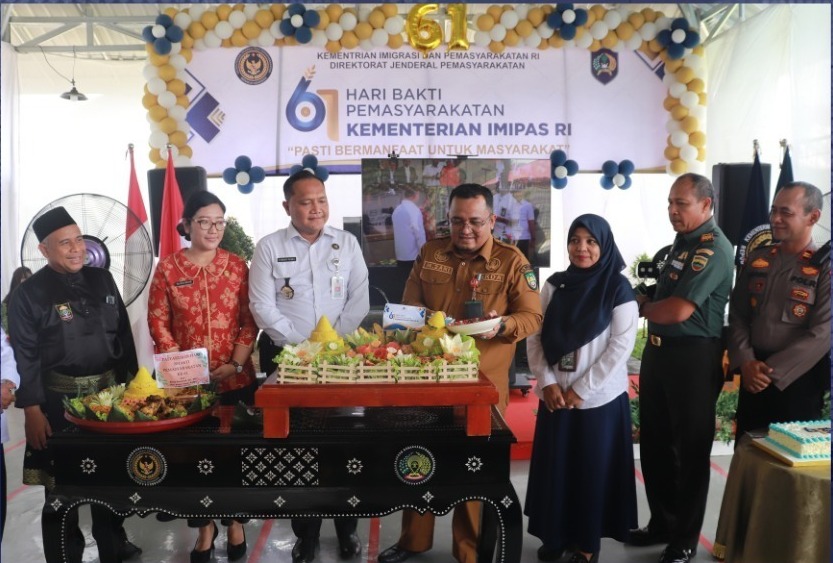 Puncak HBP ke-61 di Lapas Pasir Pengaraian Berlangsung Khidmat
