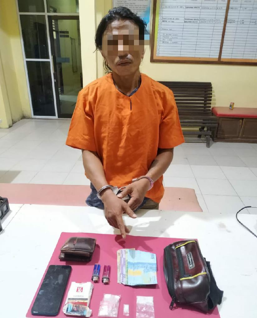 Lari dari Sergapan Polisi, Pengedar Shabu Ini Akhirnya Diringkus di Wilayah Kandis