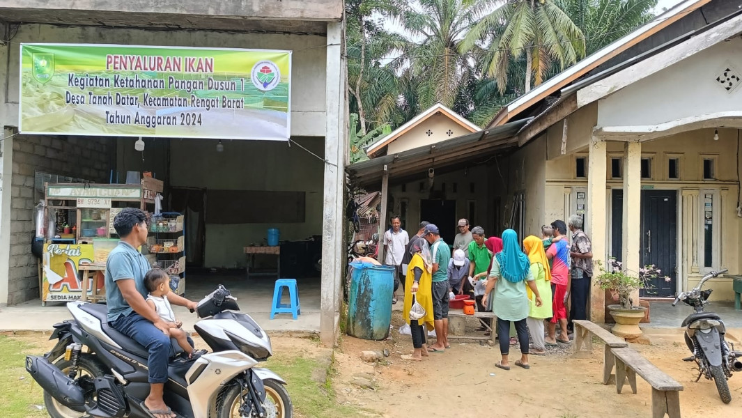 Program Ketahanan Pangan Desa Tanah Datar, Dari Budidaya Sayuran hingga Bioflok Ikan Lele