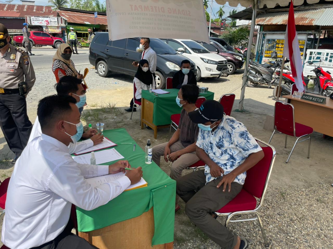 Operasi Yustisi di Simpang Tugu Patin, 45 Warga Pelanggar Prokes Terjaring