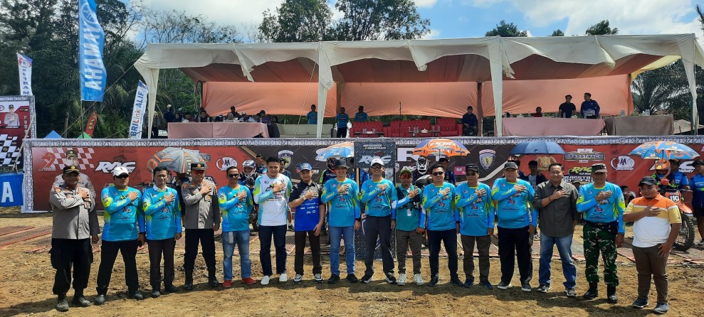 Kapolres Inhu Buka Kejurnas Motorcross, Berharap Anak Muda Terbebas dari Hal Negatif dan Narkoba
