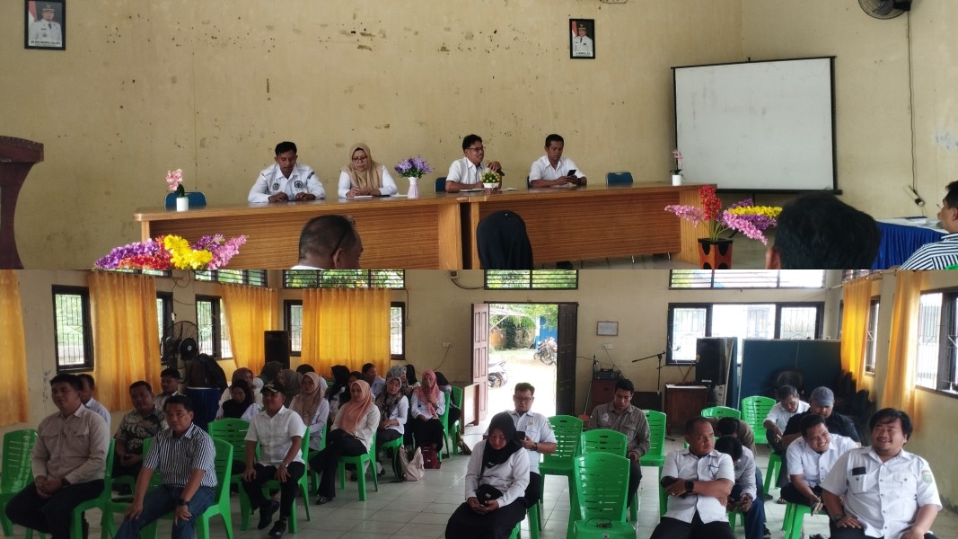 Rapat Koordinasi Persiapan Monev Desa Digelar, Sekcam Batang Gansal Tekankan Kesiapan Administrasi