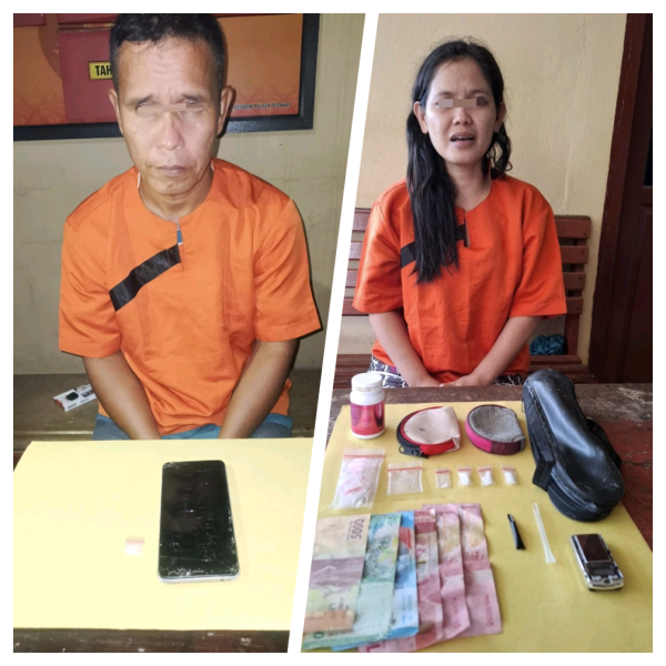 Menjual Sabu, Seorang Emak dan Anak Buahnya Diciduk Polsek Peranap