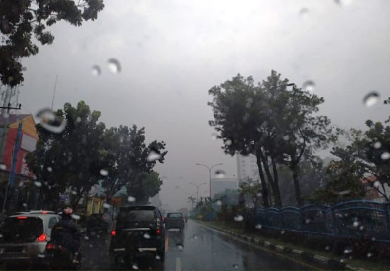 Hujan akan Mengguyur Sejumlah Daerah di Riau Hari Ini, Untuk Inhu Dimalam Hari