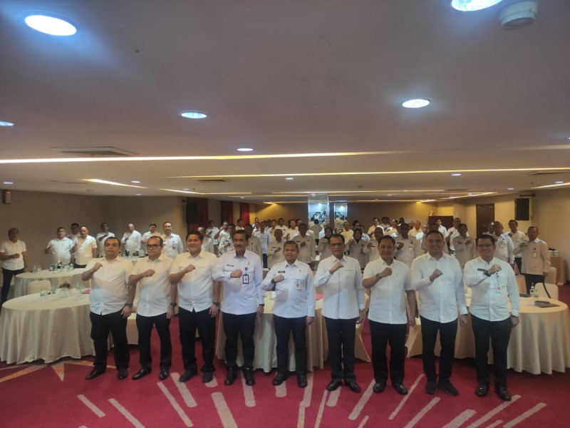 Kalapas Pasir Pangaraian Hadiri Sosialisasi Perjanjian Kerja Sama Baintelkam Polri Dan Ditjenpas