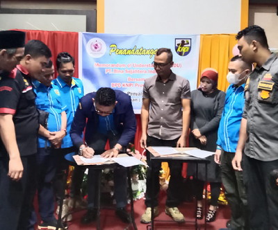 Soal Tenaga Keamanan, DPD KNPI Riau MoU Bersama PT BSI