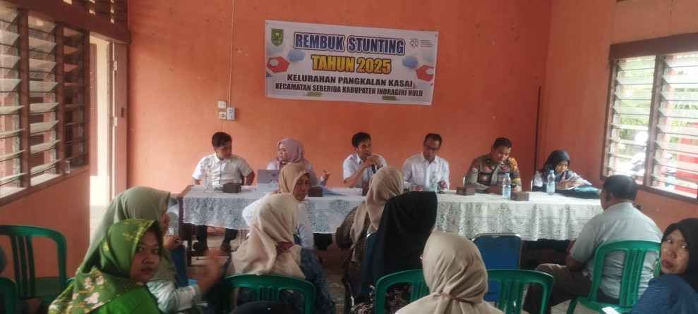 Kelurahan Pangkalan Kasai Gelar Rembuk Stunting Tahun 2025