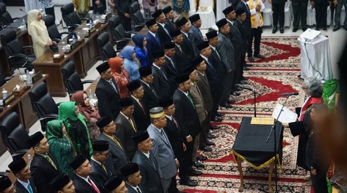 DPRD Inhil Gelar Pelantikan 45 Anggota Terpilih Masa Jabatan 2024-2029