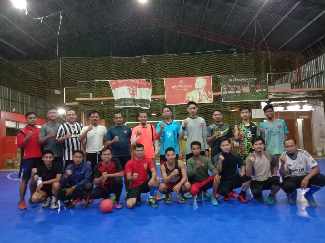 Tim Futsal Pasundan Inhu Tanding Persahabatan dengan Tim IIC