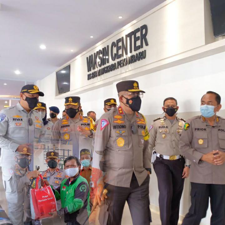 Kunjungi Vaksin Center RS Bhayangkara, Kakorlantas Polri Sebut Polda Riau Bagus Luar Biasa