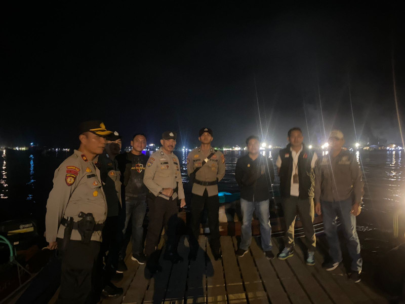 Polsek Kateman Perketat Kamtibmas Menjelang Pelantikan Presiden dan Wakil Presiden Terpilih