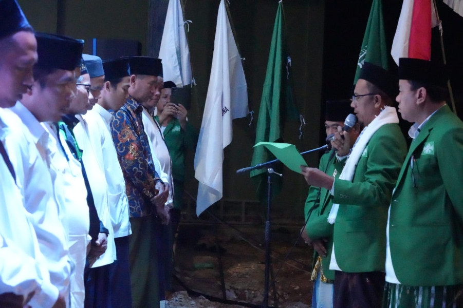 Lantik 9 Ranting NU Singingi Hilir Suhardiman Berharap NU Bisa Ayomi Masyarakat