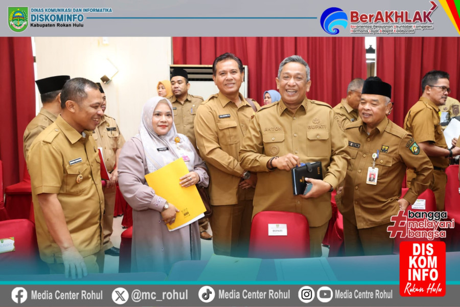 Bahas Strategi Pengendalian Inflasi Jelang Idul Fitri, Bupati Anton Hadiri Rakor TPID Riau