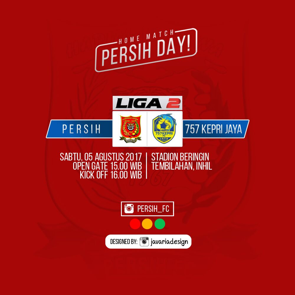 Besok, Persih FC Akan Menjamu 757 Kepri Jaya
