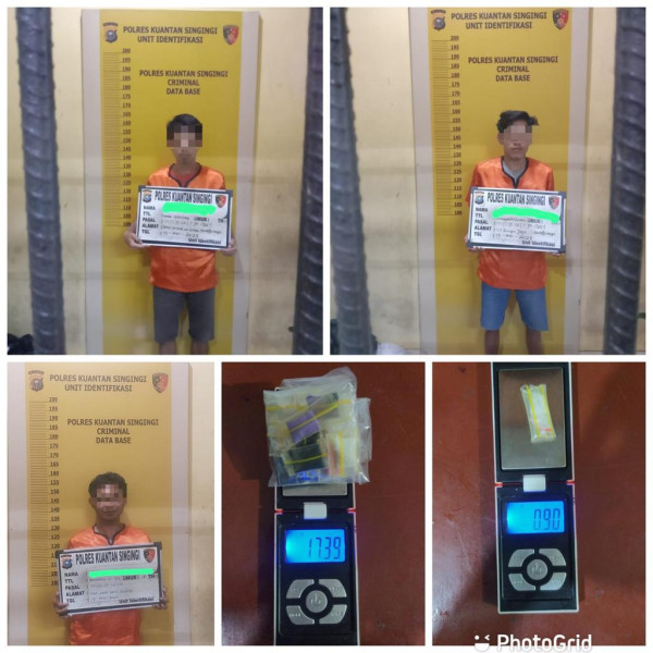 Mata Elang Polres Kuansing Kembali Tangkap Pelaku dengan 18 Gram Sabu