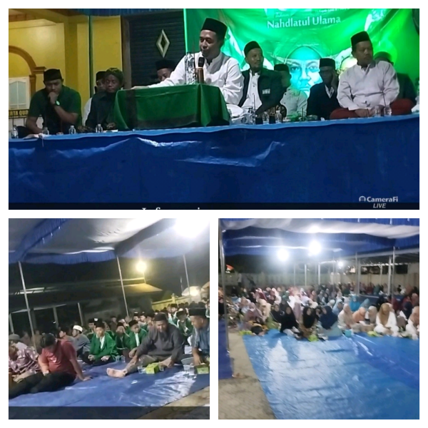 Kyai Subhan, Hadir Berikan Mauidhoh Hasanah Dalam Rangka Harlah NU di Desa Petalabumi