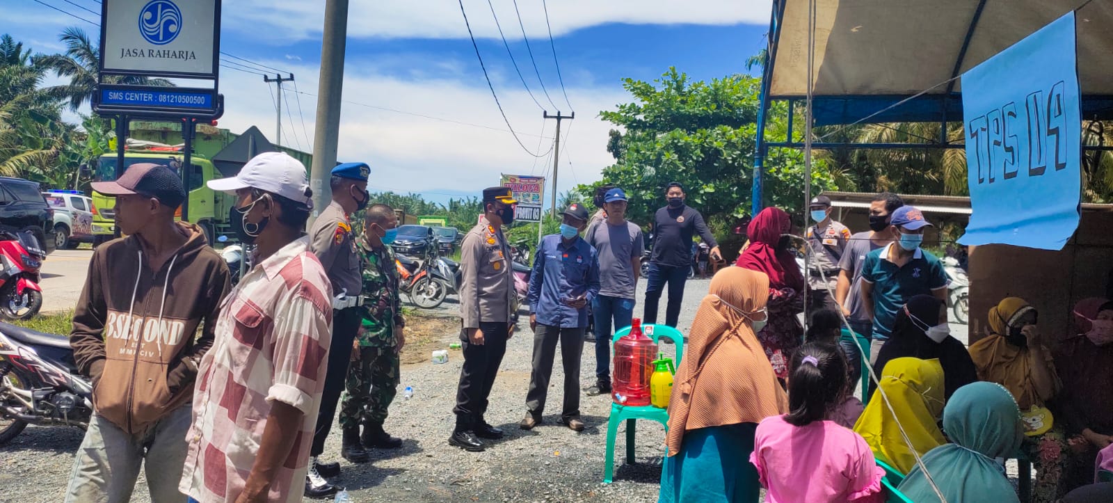 Pastikan Pilkades Aman, Kapolres Inhu Turun ke Desa Sungai Akar