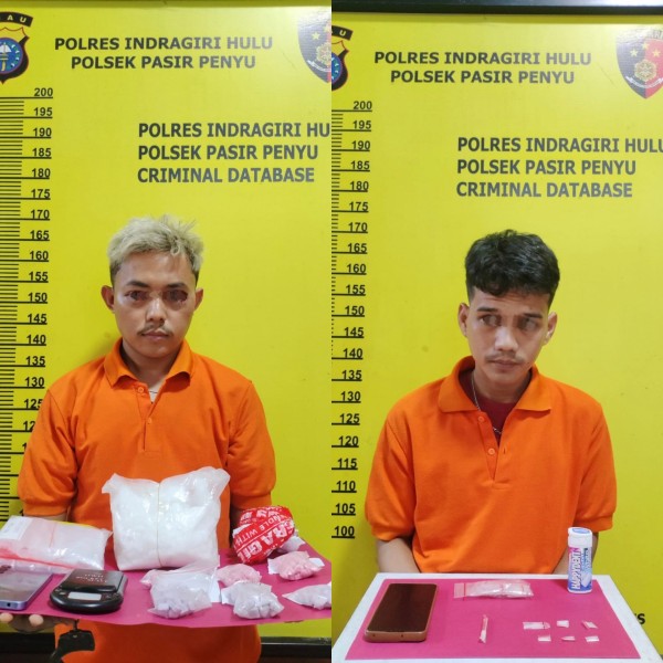 Tim Gabungan Polres Inhu Berhasil Bongkar Jaringan Narkoba Dengan BB Ratusan Gram Sabu Dan Ratusan Butir Ekstasi