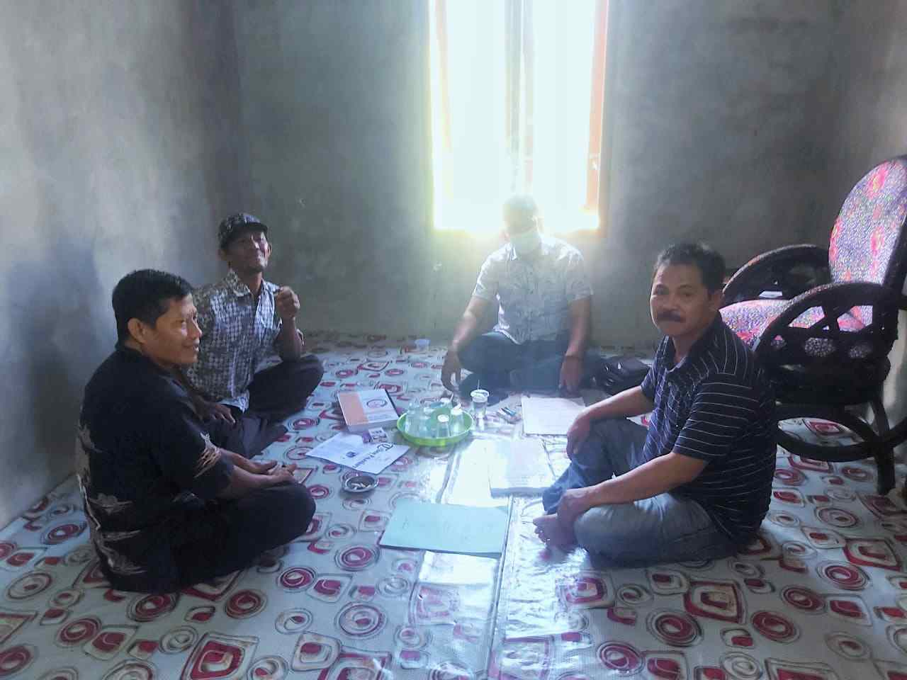 Cegah Radikalisme, Polsek Kuala Cenaku Datangi Tokoh Masyarakat