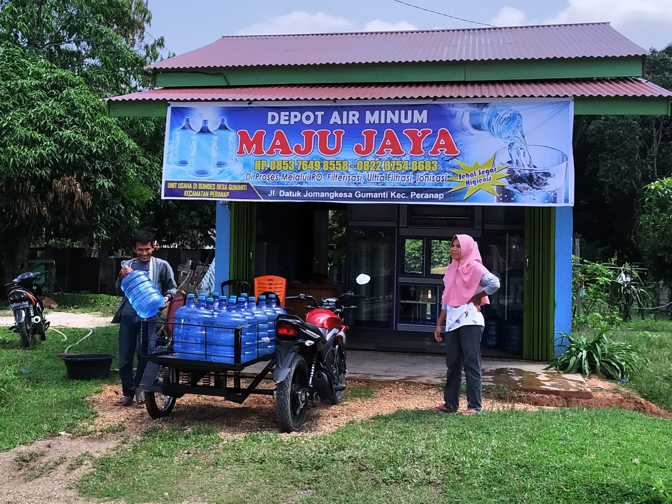 Pesan  Air Minum Isi Ulang, Depot Maju Jaya gunakan Sistem COD