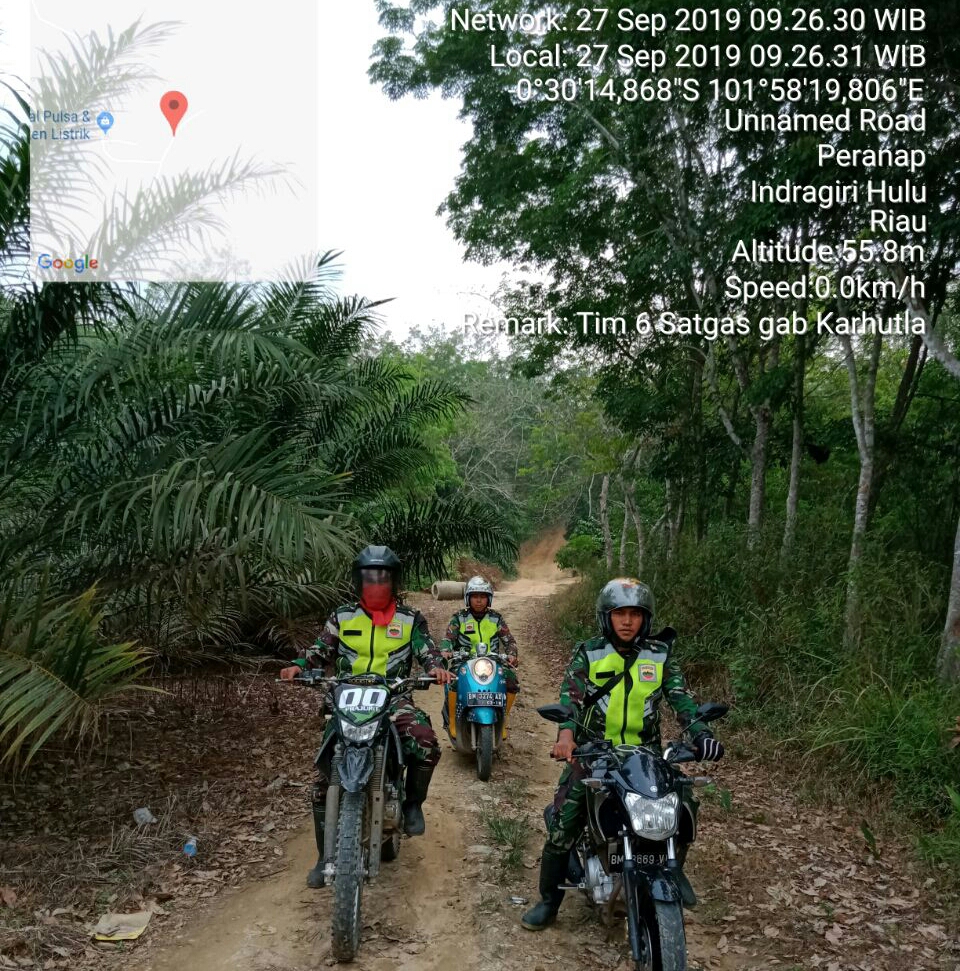 Jum'at Pagi Tim 06 Kembali Tinjau Areal Bukit Susah