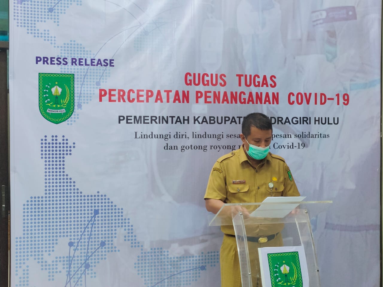 Update Covid-19 di Inhu 28 April 2020, Ada 1 Hasil Rapid Tes yang Reaktif