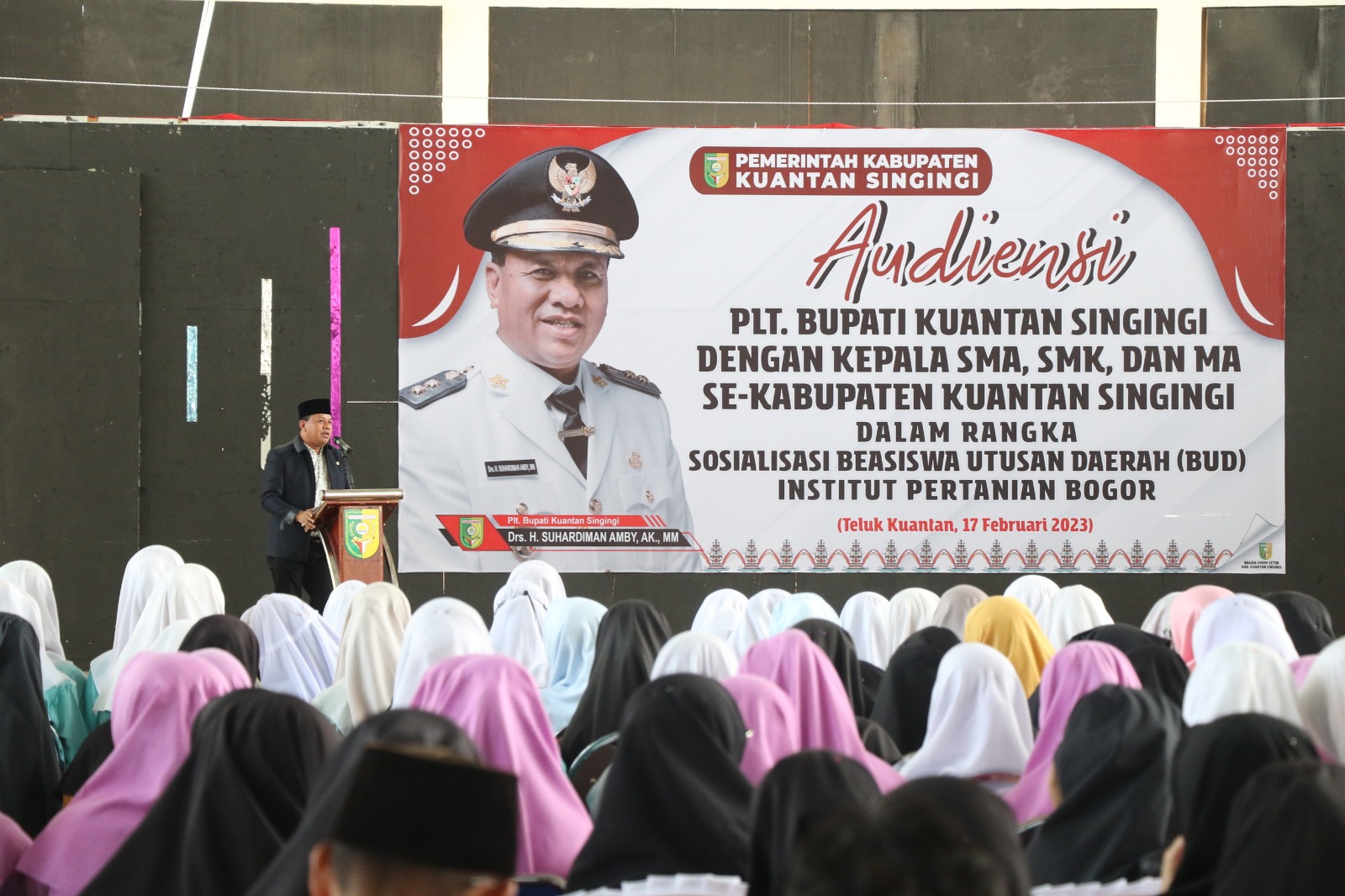 Sosialisasi Beasiswa Utusan Daerah (BUD) IPB, Suhardiman Amby  Kuansing Akan Punya SDM Unggul DiBidang Pertanian