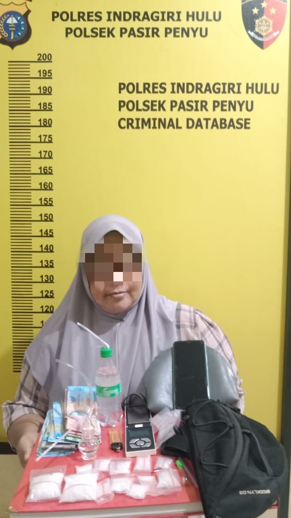 Kembali Emak-emak di Ringkus Polisi, 84,64 Gram Sabu Diamankan
