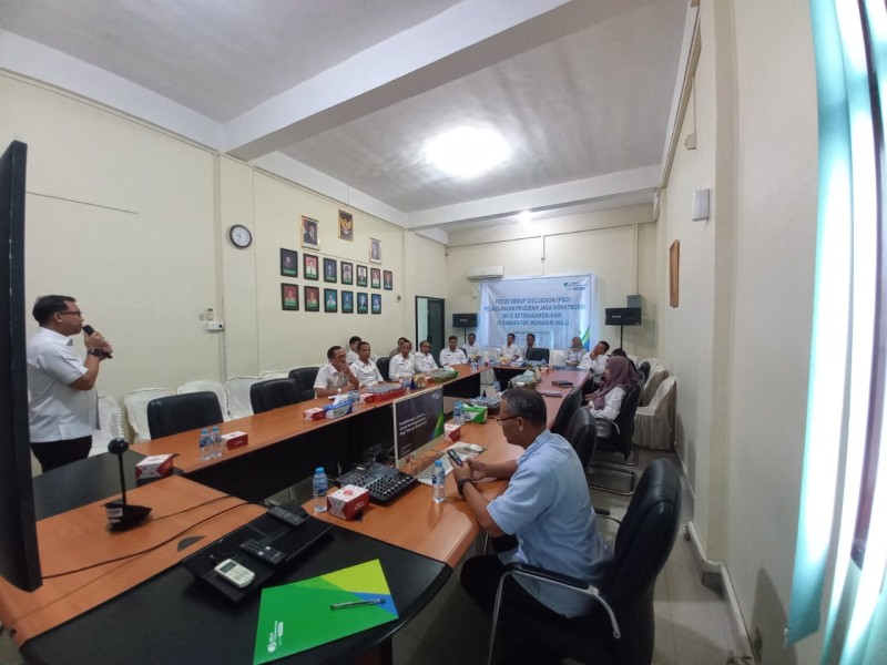 FDG Pelaksanaan Program Jaminan Sosial Ketenagakerjaan Sektor Jasa Konstruksi di Indragiri Hulu